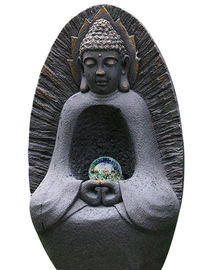 Κίνα Πηγή Βούδας 37 νερού αγαλμάτων», μεγάλο χαρακτηριστικό γνώρισμα νερού του Βούδα με τη σφαίρα κρυστάλλου προμηθευτής