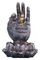 Μικρό Polyesin πηγή νερού αγαλμάτων Λόρδου Βούδας, Βούδας κάθισε στο Lotus προμηθευτής